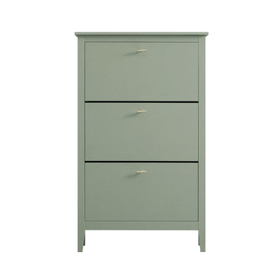 Oakham 3-Tier Shoe Cabinet, Desert Sage