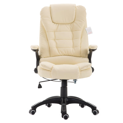 Executive Recline High Back Extra Padded Office Chair, MO17 Cream