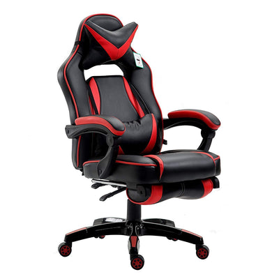 High Back Recliner Gaming Swivel Chair with Footrest