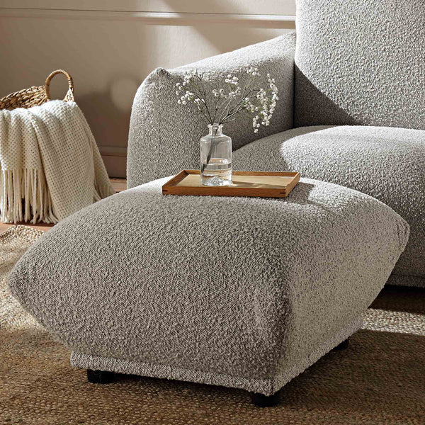 Gianni Pouffe, Mist Gray Boucle
