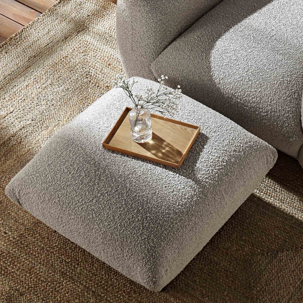 Gianni Pouffe, Mist Gray Boucle