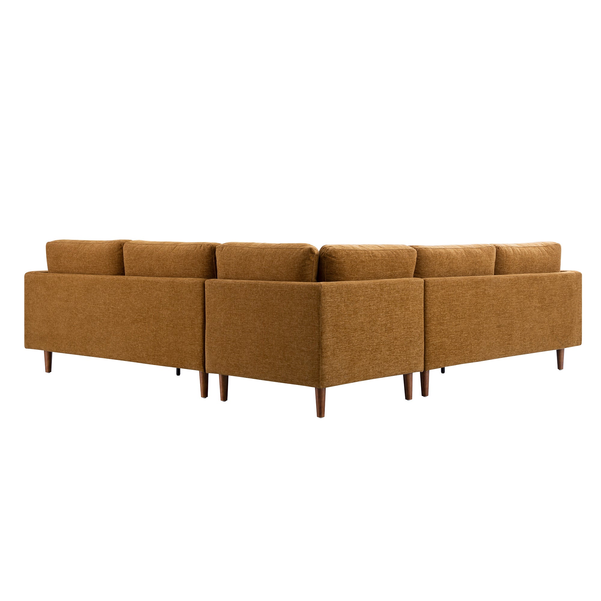 Henrietta 5+Seater Corner Sofa, Spiced Honey Chenille