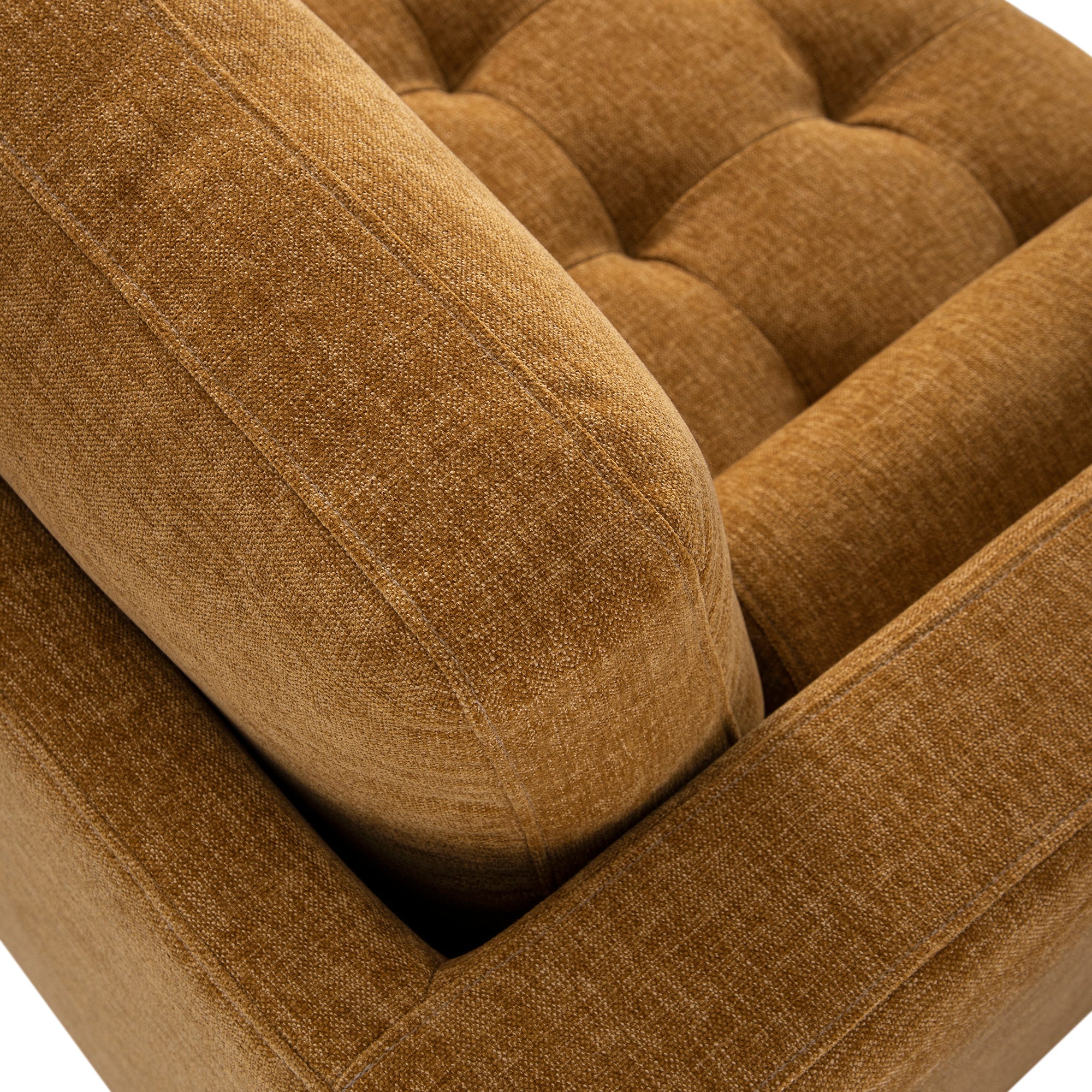 Henrietta Spiced Honey Chenille Grand 4-Seater Chaise End Sofa, Right Hand Facing