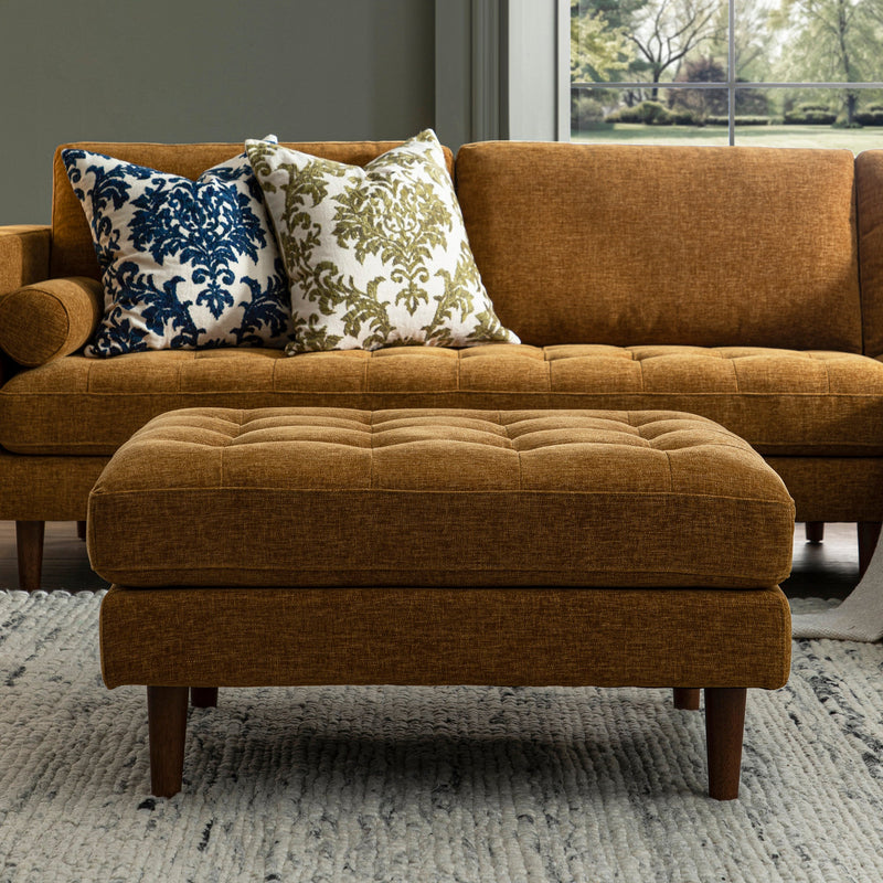 Henrietta Ottoman, Spiced Honey Chenille