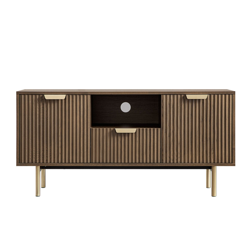 Richmond Ridged TV Unit, Dark Ash