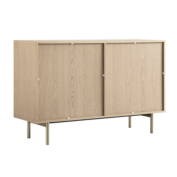 Richmond Ridged Wide 6 Drawer Dresser, Light Ash