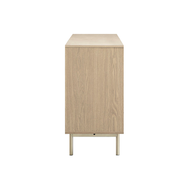Richmond Ridged Large Sideboard, Light Ash