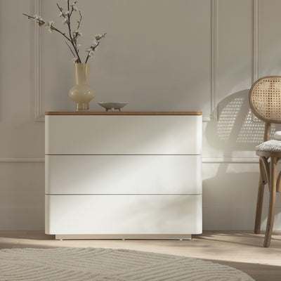 Agnes Curved Edge 3 Drawer Dresser