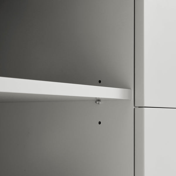 Agnes Curved Edge 59in. Wide TV Unit, Dove Gray with Oak Top