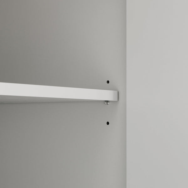 Agnes Curved Edge 59in. Wide Sideboard, Dove Gray with Oak Top