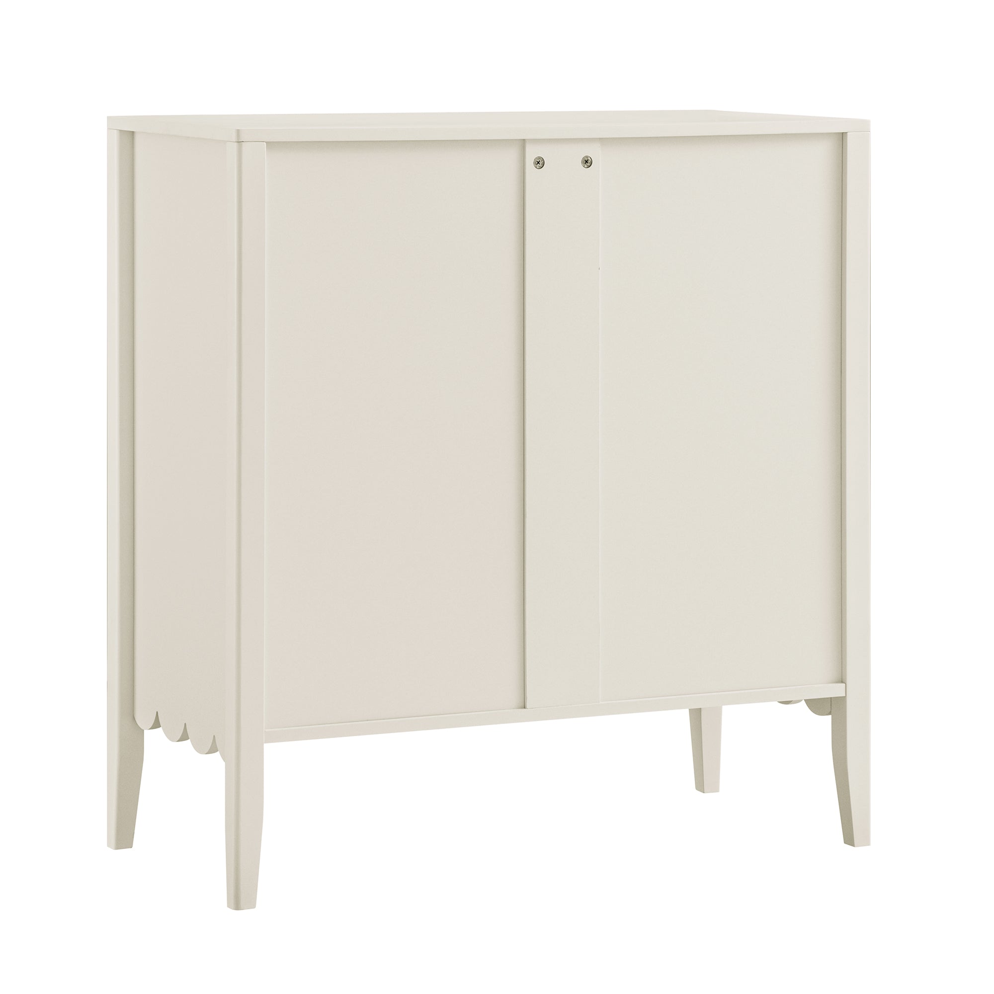 Henley Scalloped Edge 3 Drawer Dresser, Light Sand Henley Scalloped Edge 3 Drawer Dresser, Light Sand