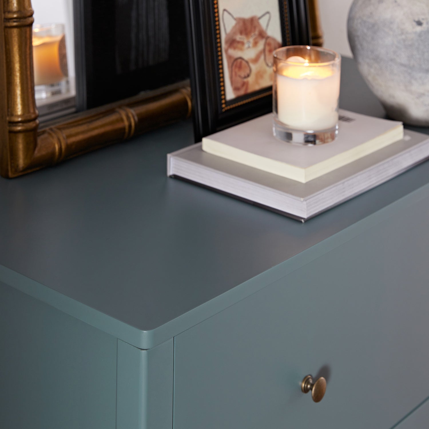 3 drawer dresser blue Baldwin Blue 3 Drawer Chest