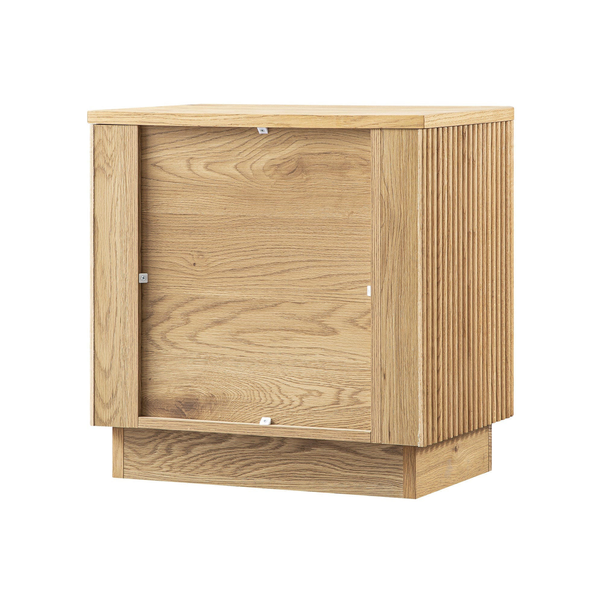 Maru 2-Drawer Nightstand, Oak