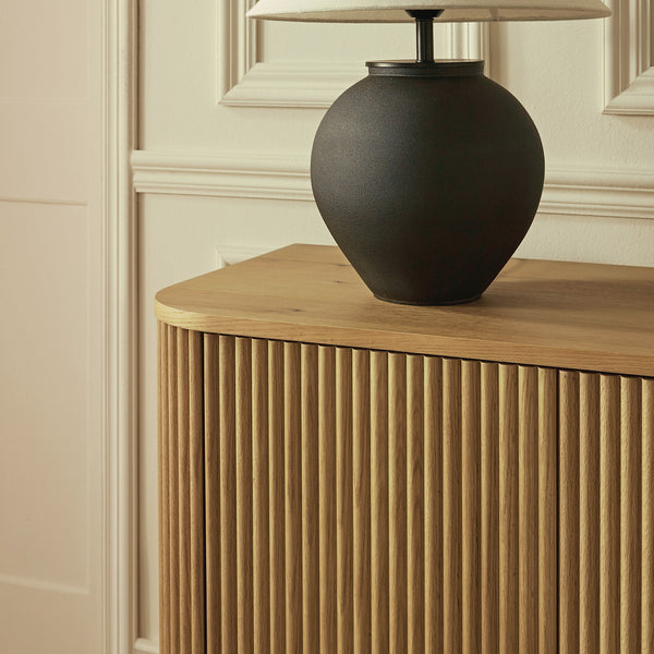 Maru Large 4-Door Sideboard, Oak