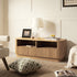 Maru 47" Wide Media Unit with Drawers, Oak