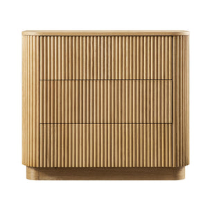 Maru 3 Drawer Dresser, Oak