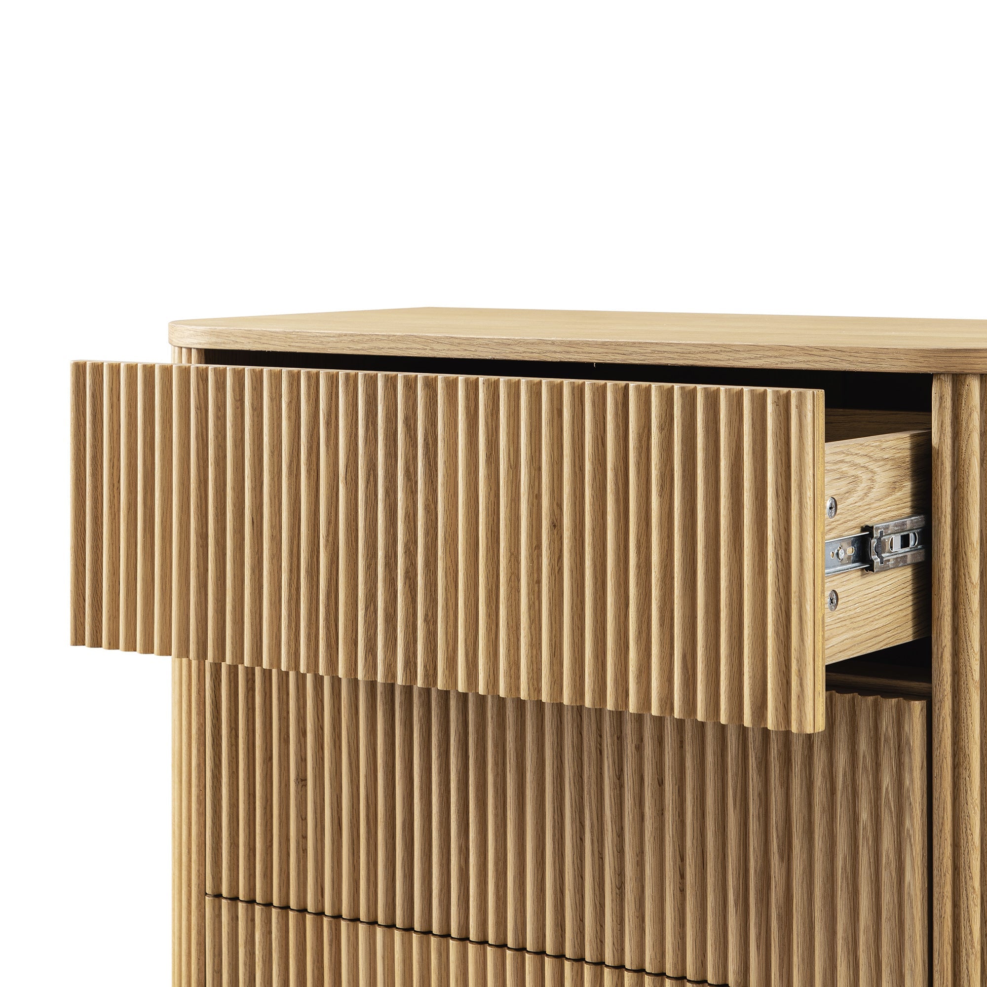 Maru 3 Drawer Dresser, Oak