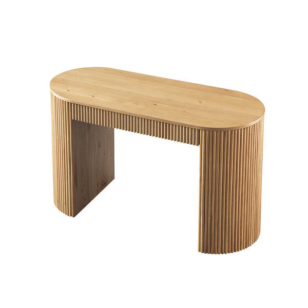 Maru 1-Drawer Writing Desk, Oak