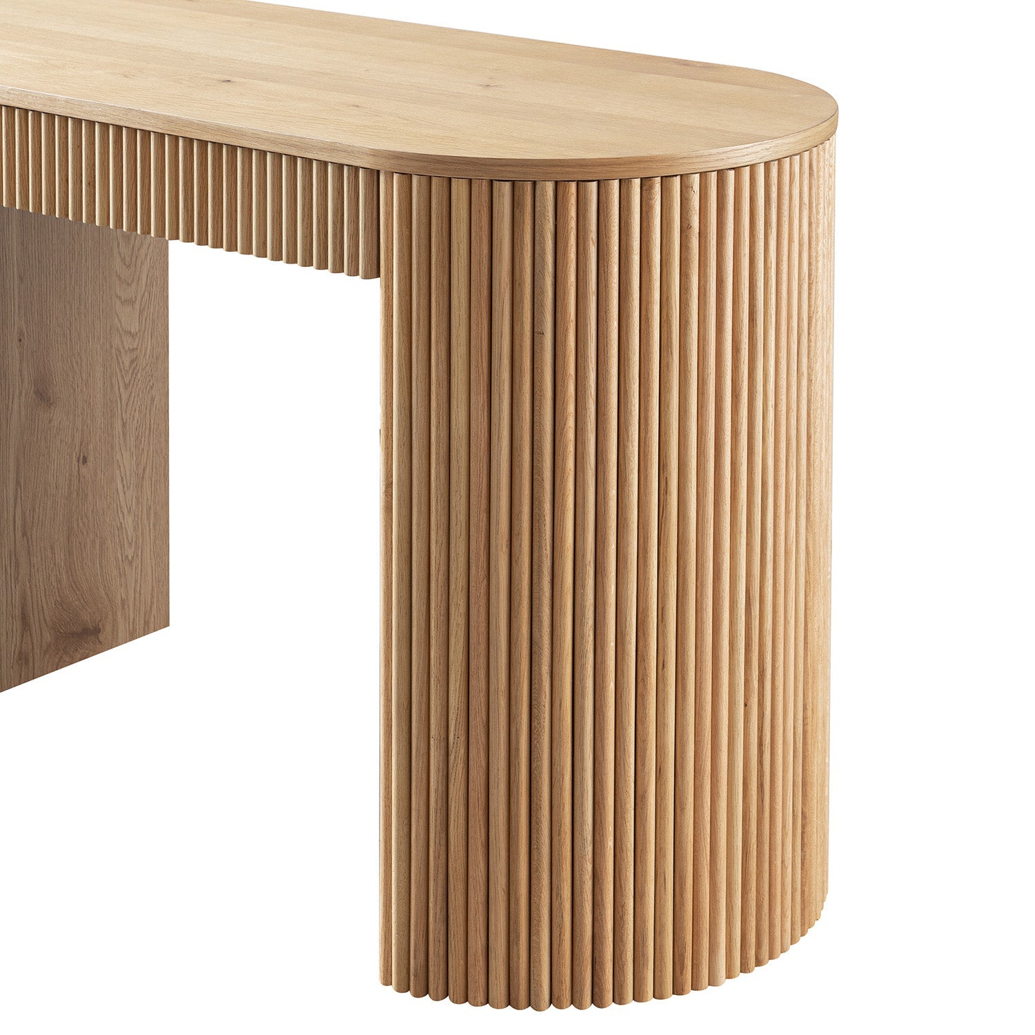 Maru 1-Drawer Writing Desk, Oak