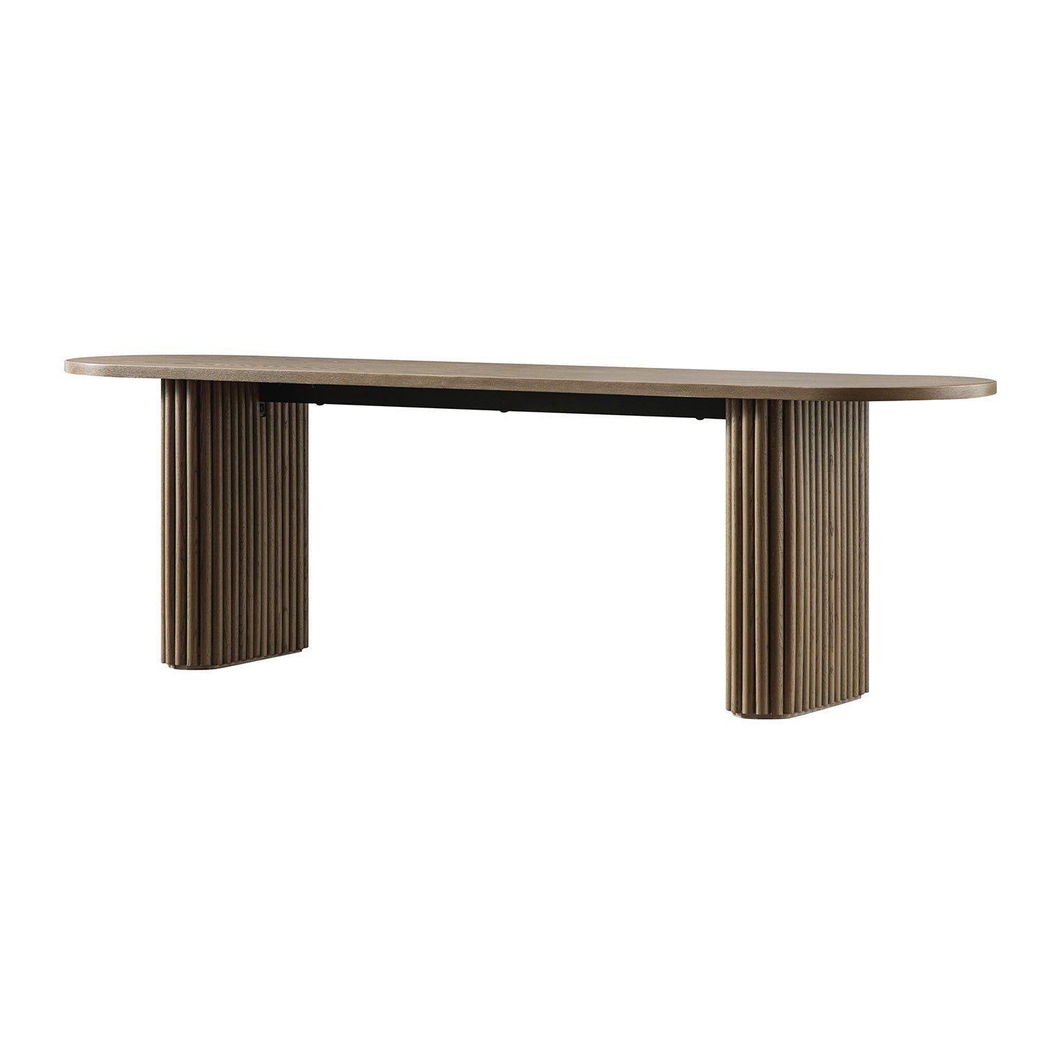 Maru 59" Dining Bench, Silver Oak
