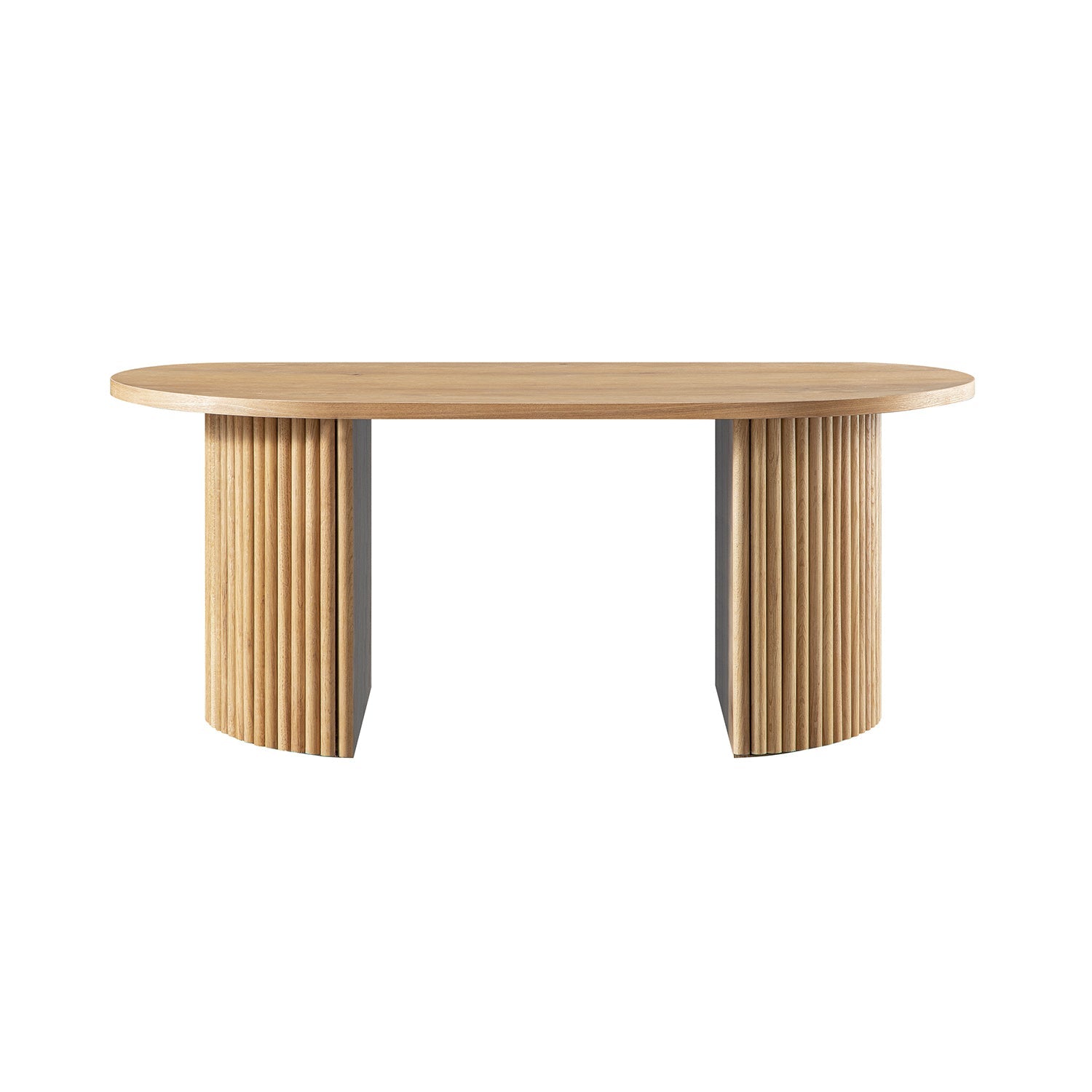 Maru Oval Coffee Table, Oak