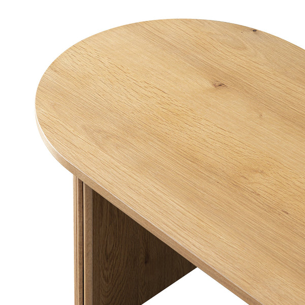 Maru Oval Coffee Table, Oak