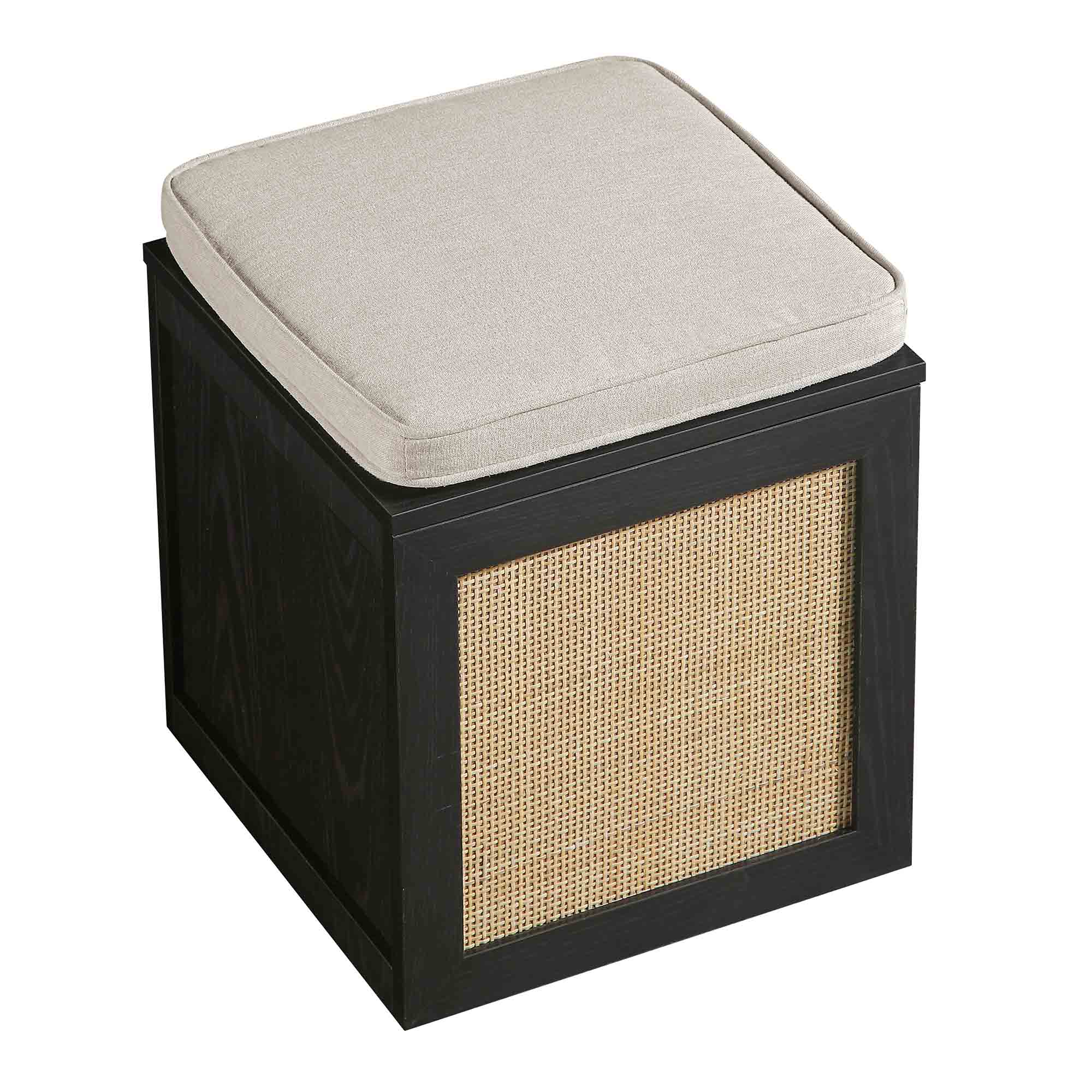 Small Storage Stools Black Bedroom Storage Stool