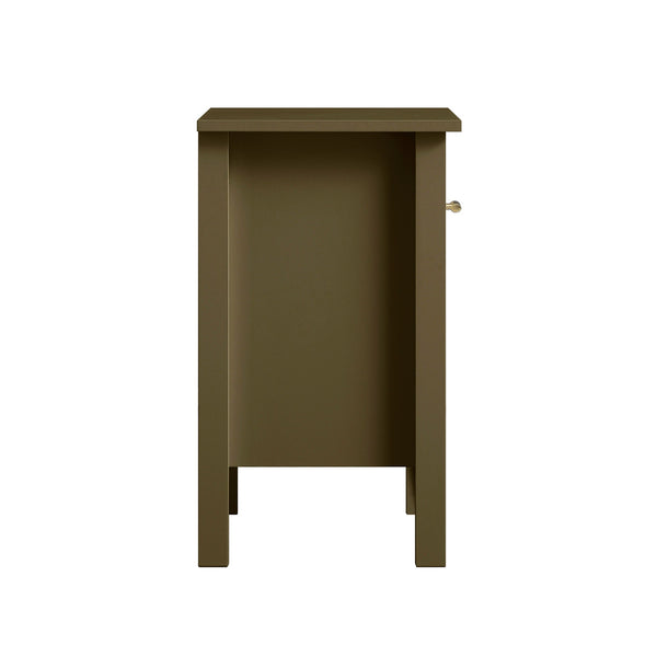 Oakham 1-Drawer Nightstand, Olive Grove