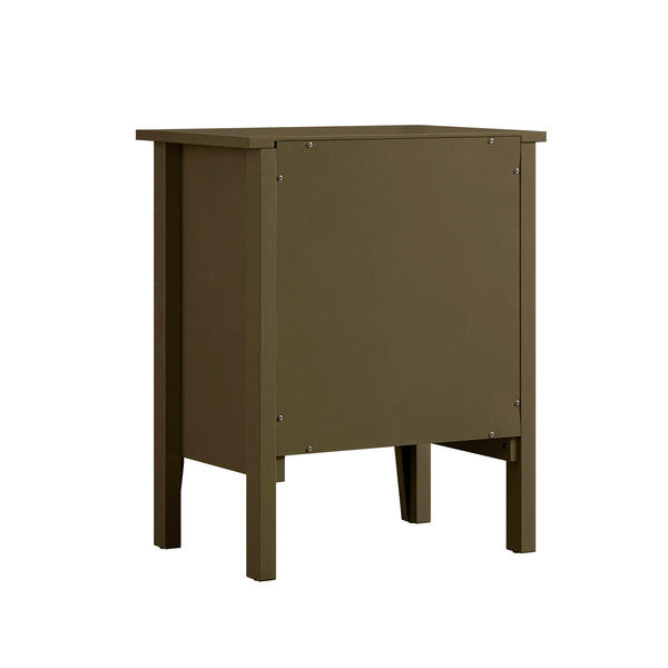Oakham 1-Drawer Nightstand, Olive Grove