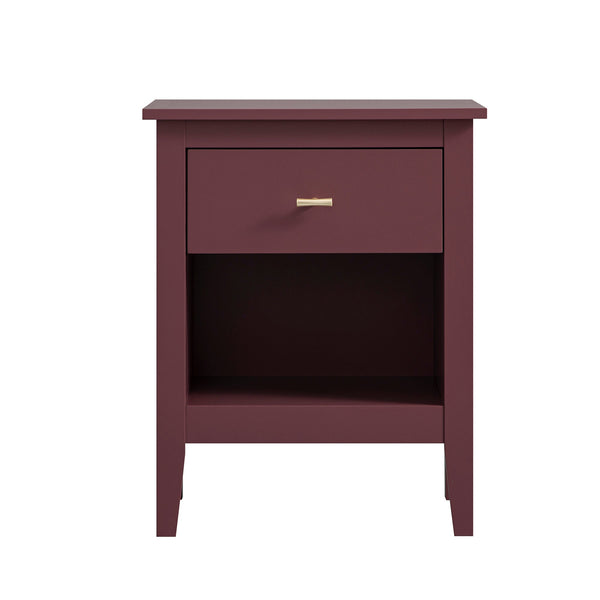 Oakham 1-Drawer Nightstand, Wild Cherry