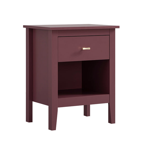 Oakham 1-Drawer Nightstand, Wild Cherry