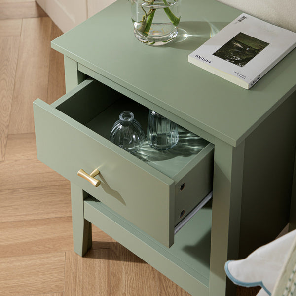 Oakham 1-Drawer Nightstand, Desert Sage
