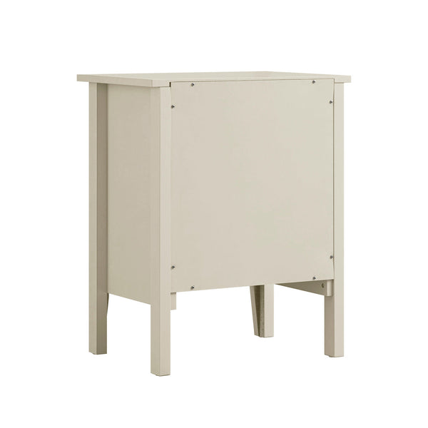 Oakham 1-Drawer Nightstand, Shaded White