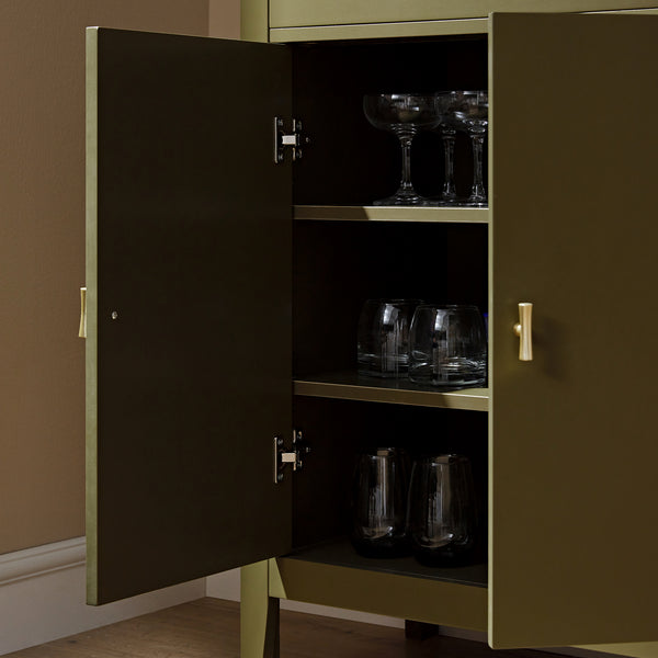 Oakham Small Sideboard with Drawer, Olive Grove