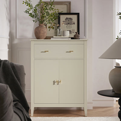 Oakham Small Sideboard with Drawer, Shaded White