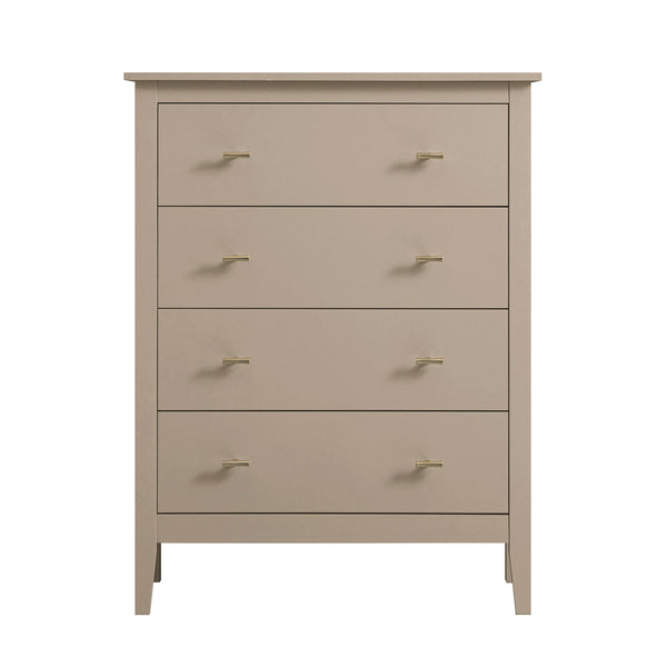 Oakham 4-Drawer Dresser, Deep Greige