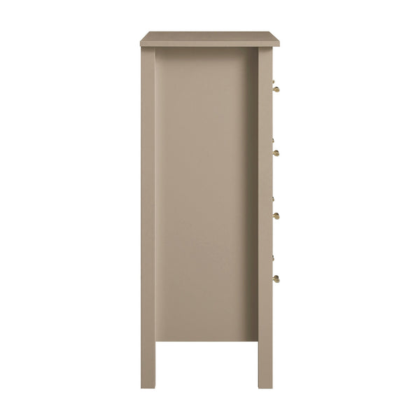 Oakham 4-Drawer Dresser, Deep Greige