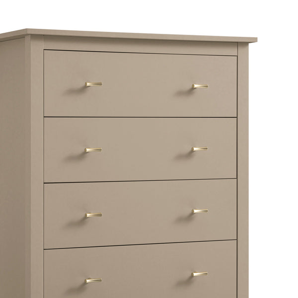 Oakham 4-Drawer Dresser, Deep Greige