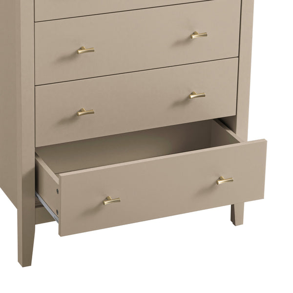 Oakham 4-Drawer Dresser, Deep Greige