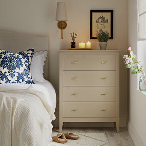 Oakham 4-Drawer Dresser, Deep Greige