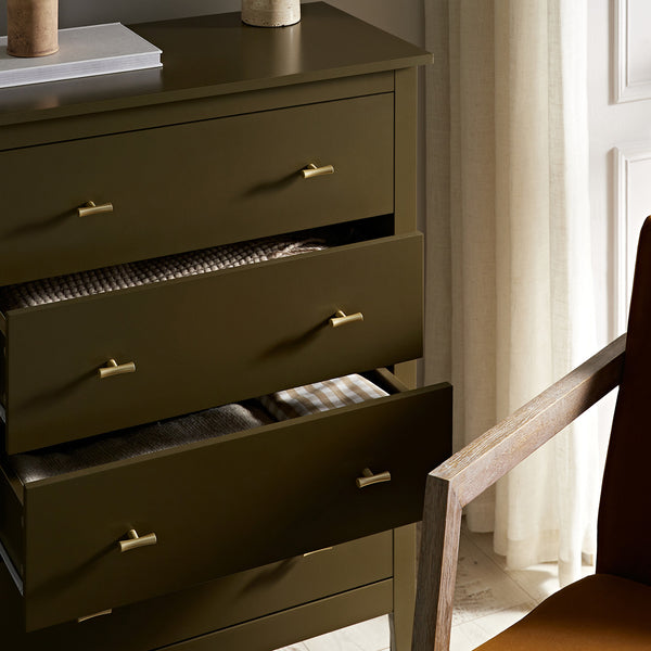 Oakham 4-Drawer Dresser, Olive Grove