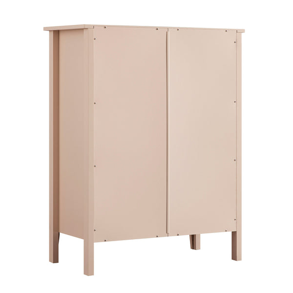 Oakham 4-Drawer Dresser, Nude Pink