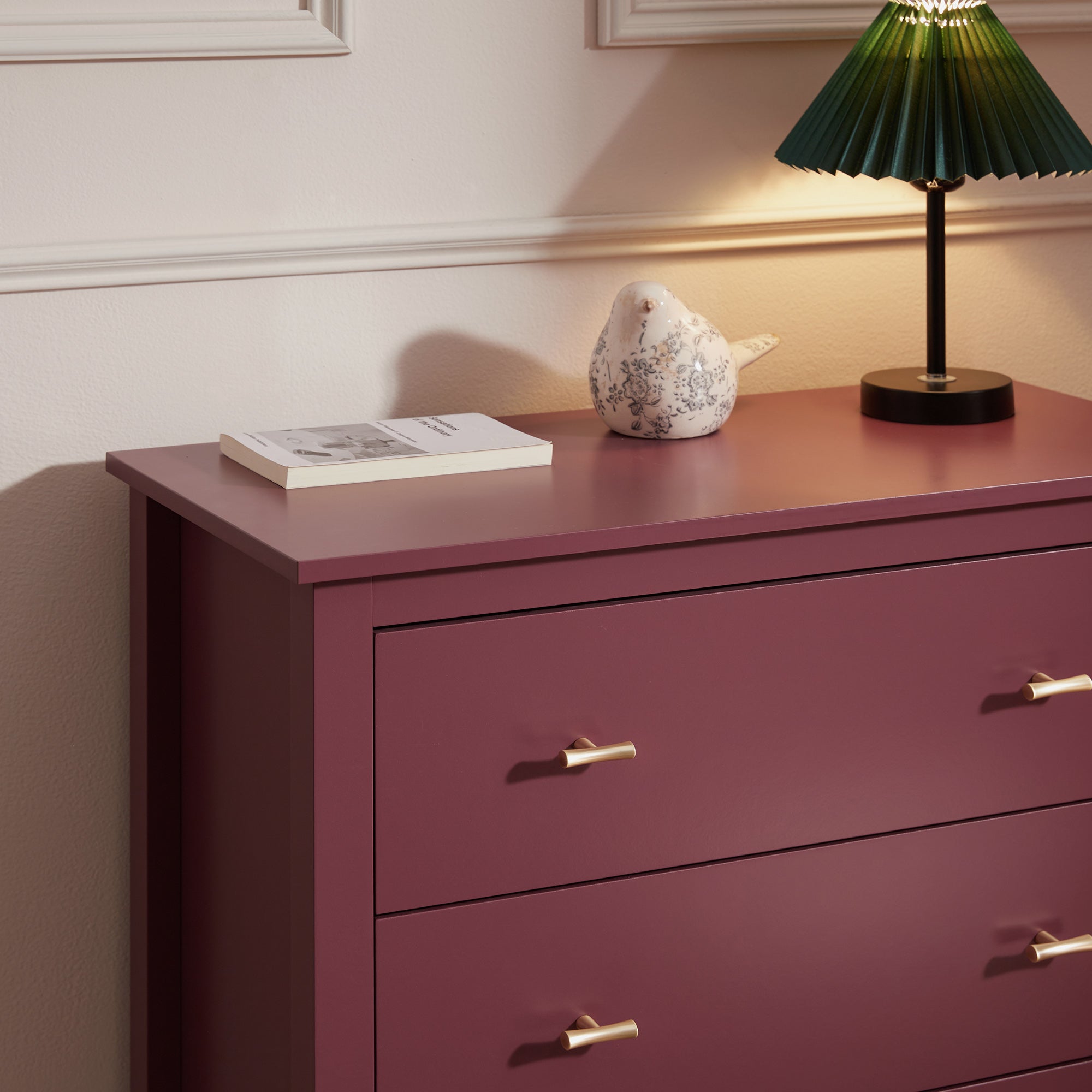 Oakham 4-Drawer Dresser, Wild Cherry | daals.com Oakham 4-Drawer Dresser, Wild Cherry | daals.com