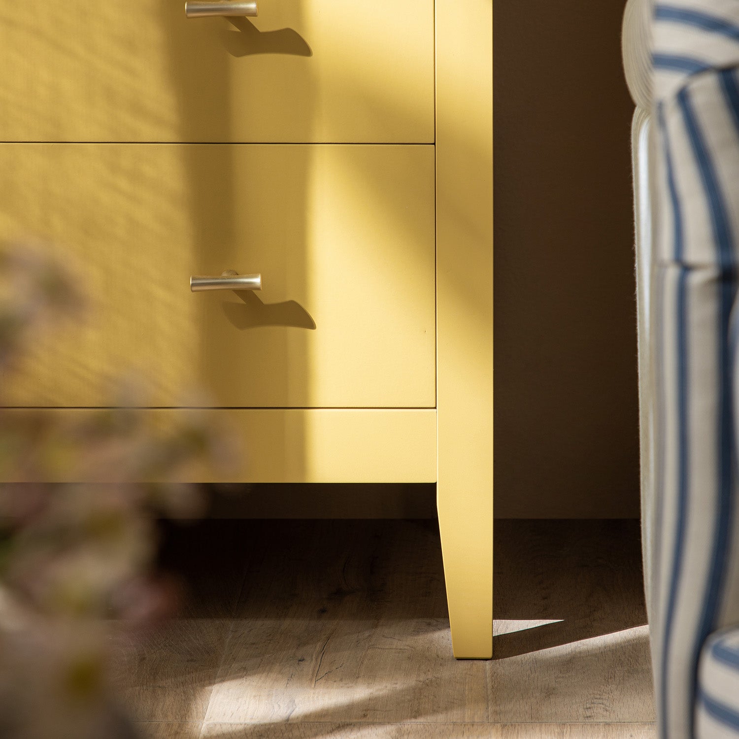 Oakham 4-Drawer Dresser, Rattan Yellow