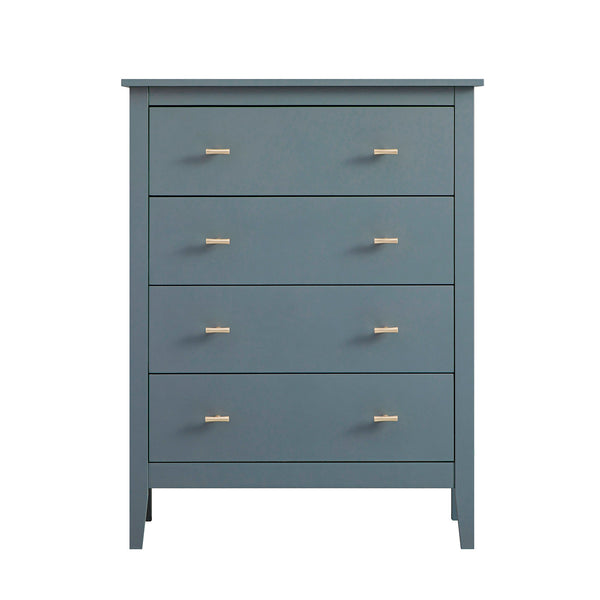 Oakham 4-Drawer Dresser, Stormy Blue