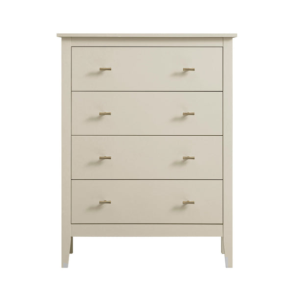 Oakham 4-Drawer Dresser, Shaded White
