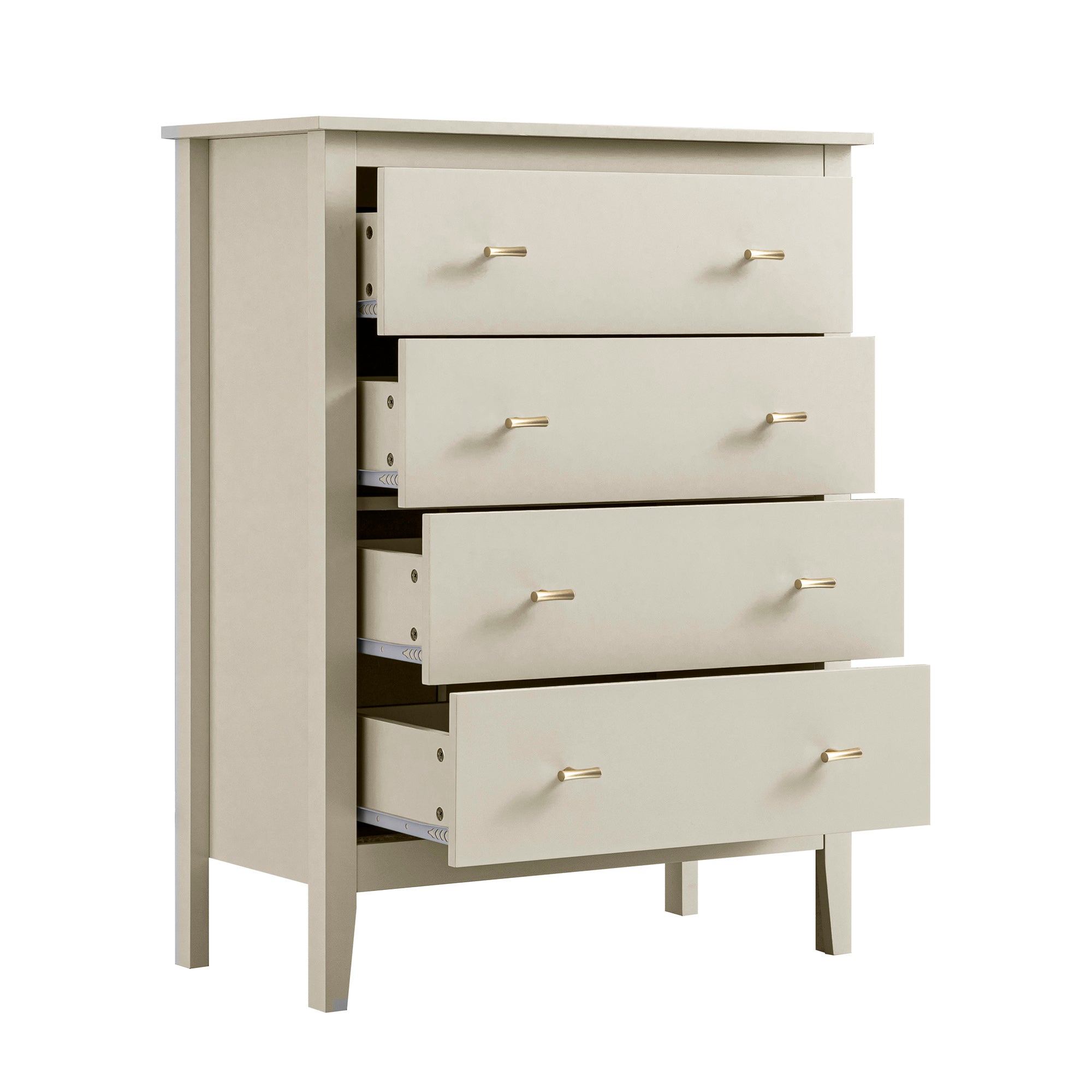 Oakham 4-Drawer Dresser, Shaded White - daals Oakham 4-Drawer Dresser, Shaded White - daals