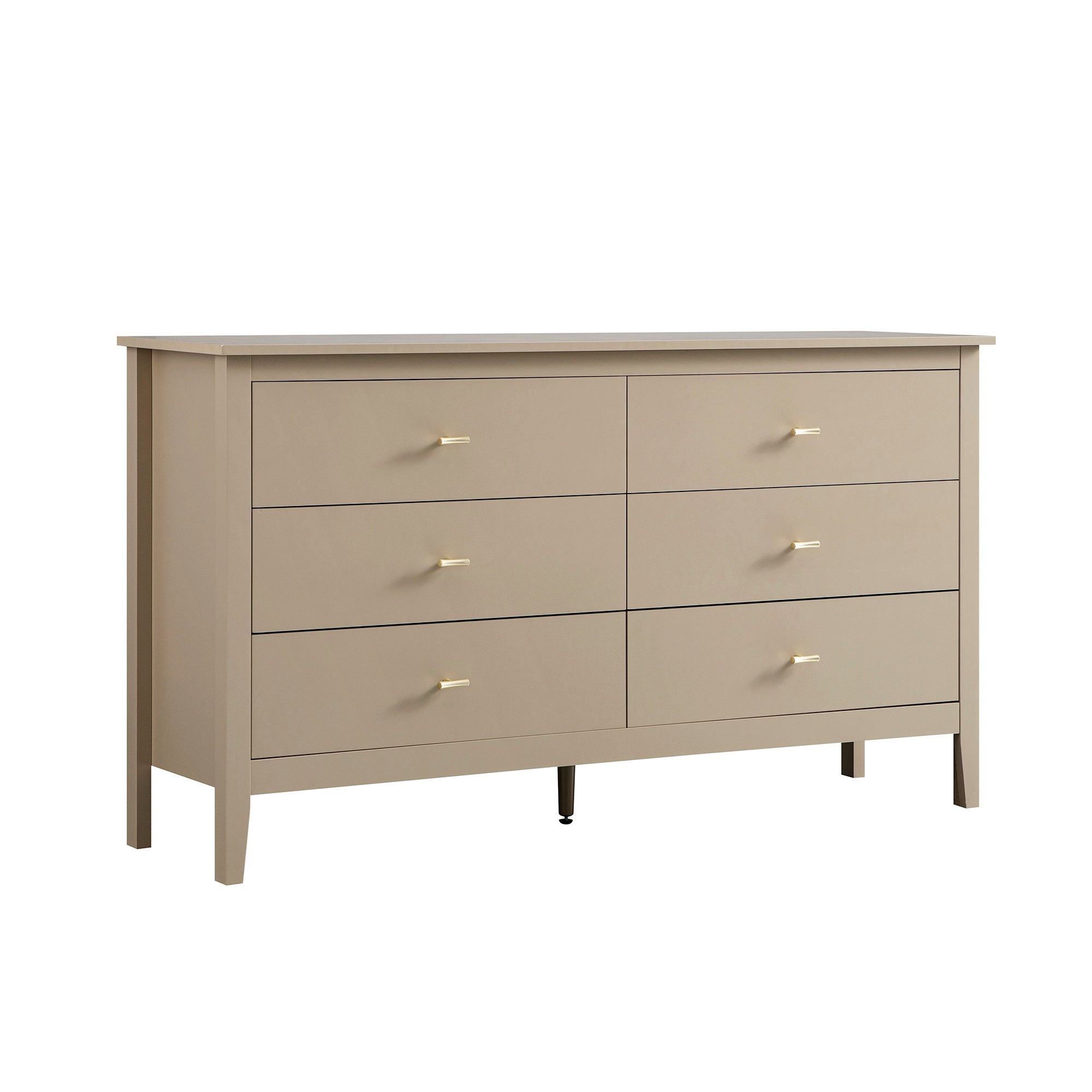 Oakham 6-Drawer Dresser, Deep Greige | daals.com Oakham 6-Drawer Dresser, Deep Greige | daals.com