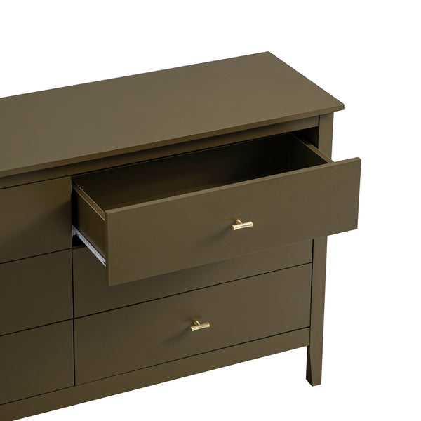 Oakham 6-Drawer Dresser, Olive Grove