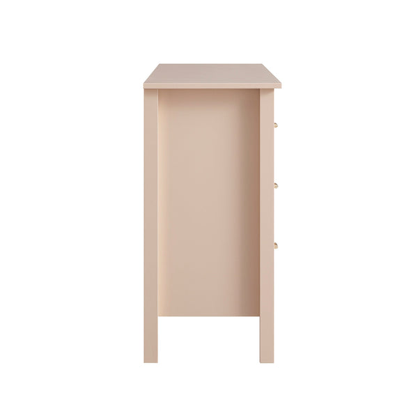Oakham 6-Drawer Dresser, Nude Pink